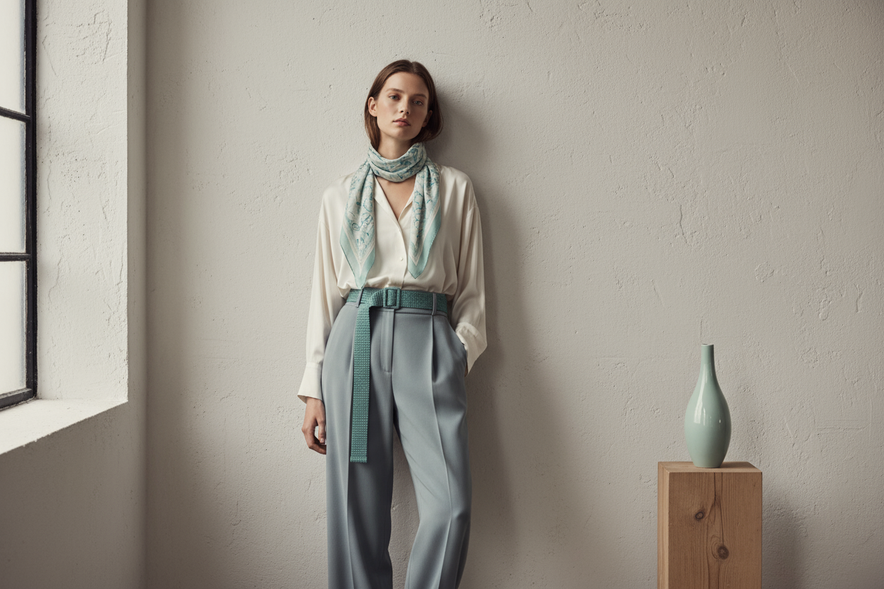 less flamboyant with hints of teal colour way